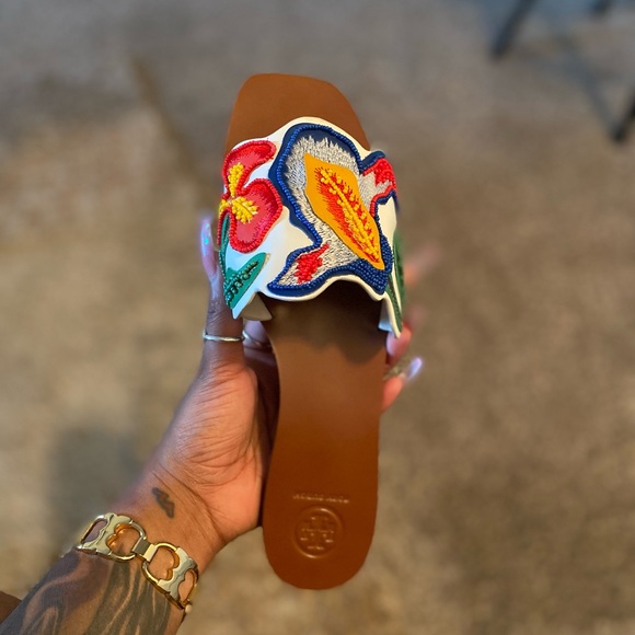 tory burch bianca slide brand new